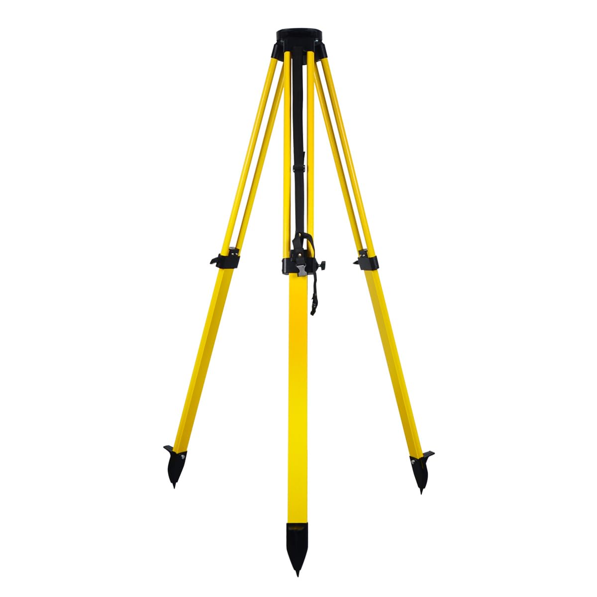 Takamine Telescopic Leg Tripod Instrument, Heavy Duty Aluminum Surveying Tripod for Surveying Construction with 5/8 Inch 11 Thread Flat Head for Total Station, Theodolite, Automatic Level-TK1016