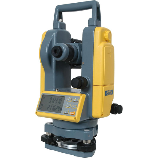 Spectra Precision DET-2 Digital Electronic Theodolite, Construction Surveying Equipment Set, Rechargeable and Alkaline Batteries, Carry Case